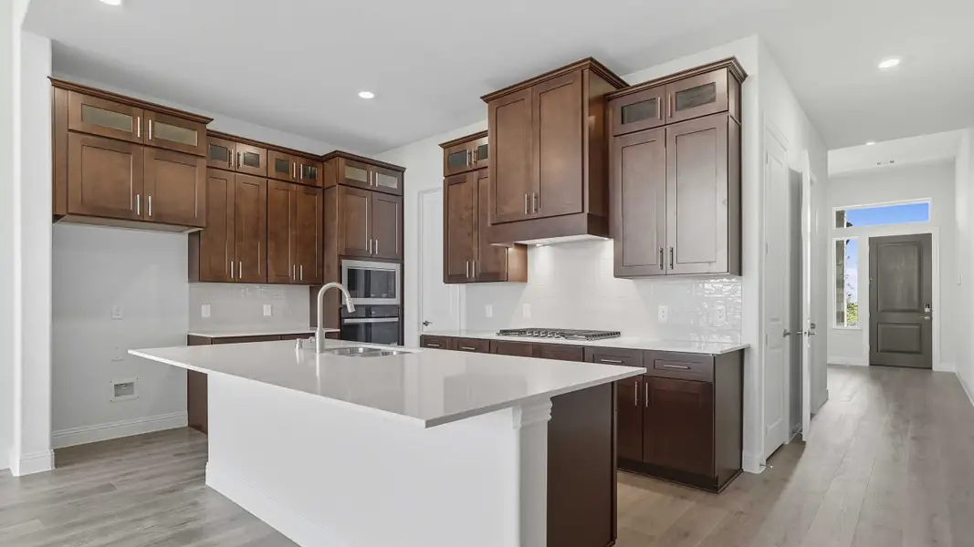 Furnished interior view inside a new home in Peachtree Meadows, Rockwall (Image 3).