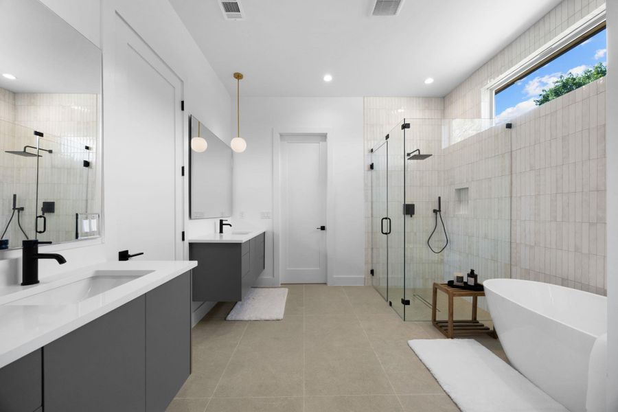 Furnished interior view inside a new home in , Austin (Image 17). Furnished interior view inside a new home in , Austin (Image 17).