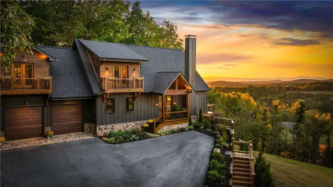 Front exterior of a new home in , Morganton, GA, highlighting curb appeal (Image 24).