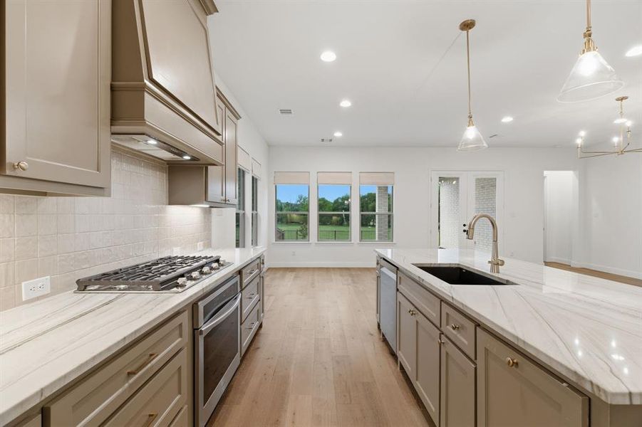 Furnished interior view inside a new home in , Aledo (Image 9).