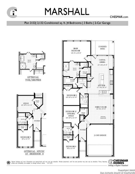 2D floor plan layout of this home in Meyer Ranch, New Braunfels, TX (Image 3). 2D floor plan layout of this home in Meyer Ranch, New Braunfels, TX (Image 3).
