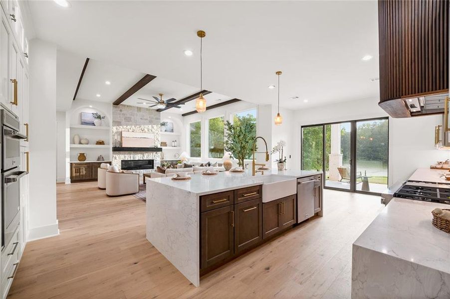 Furnished interior view inside a new home in , Lawrenceville (Image 9).