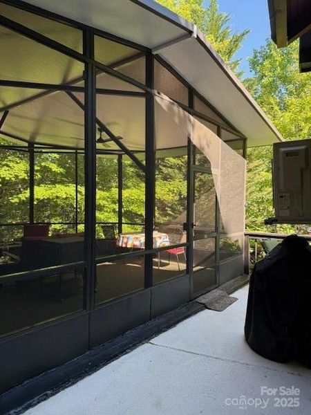 Back of home as you enter the porch area