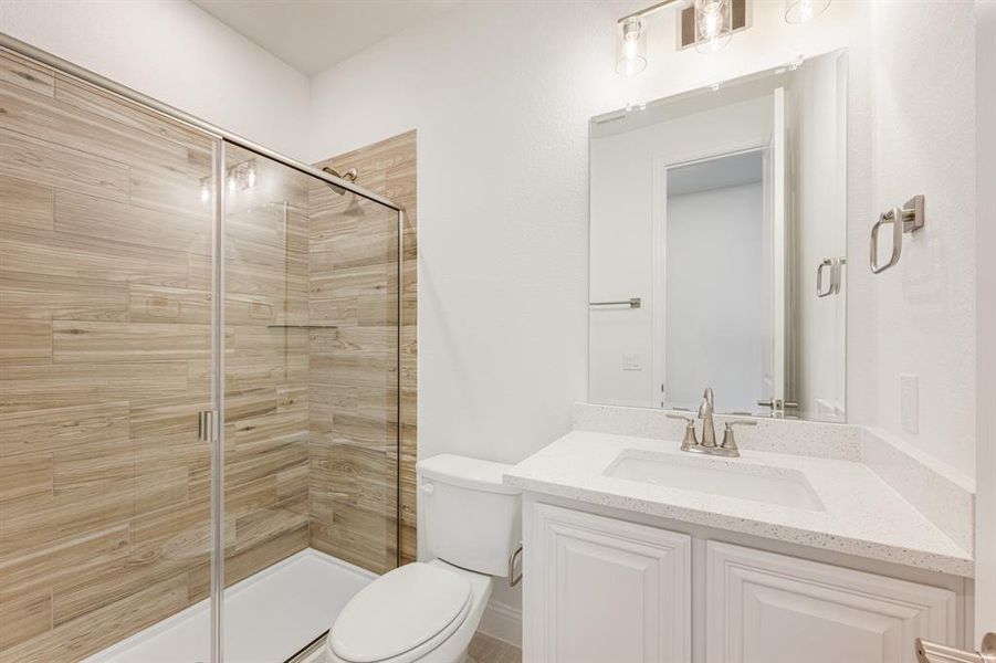 Furnished interior view inside a new home in Wildflower Ranch 60-65, Justin (Image 27). Furnished interior view inside a new home in Wildflower Ranch 60-65, Justin (Image 27).