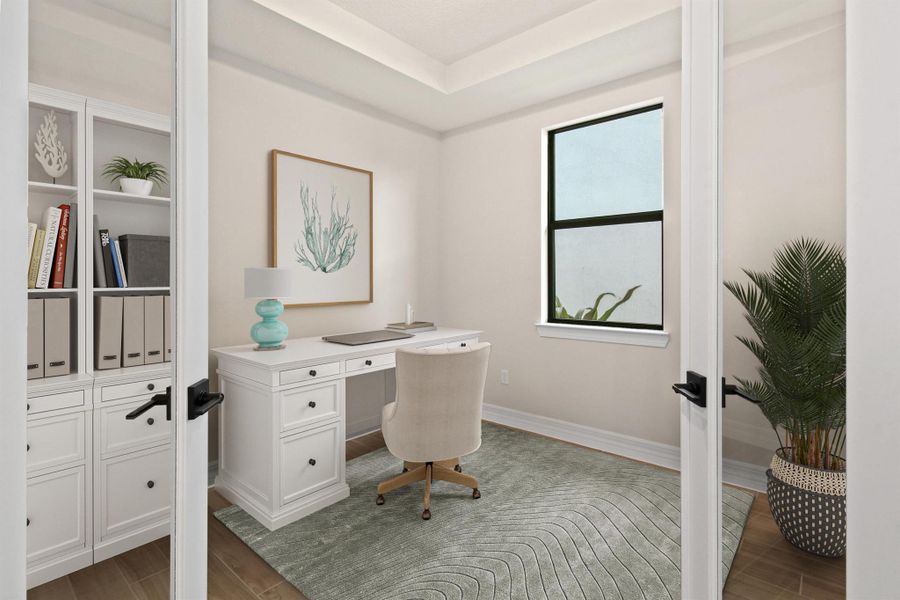 Furnished interior view inside a new home in Heron Preserve, Port St. Lucie (Image 5).