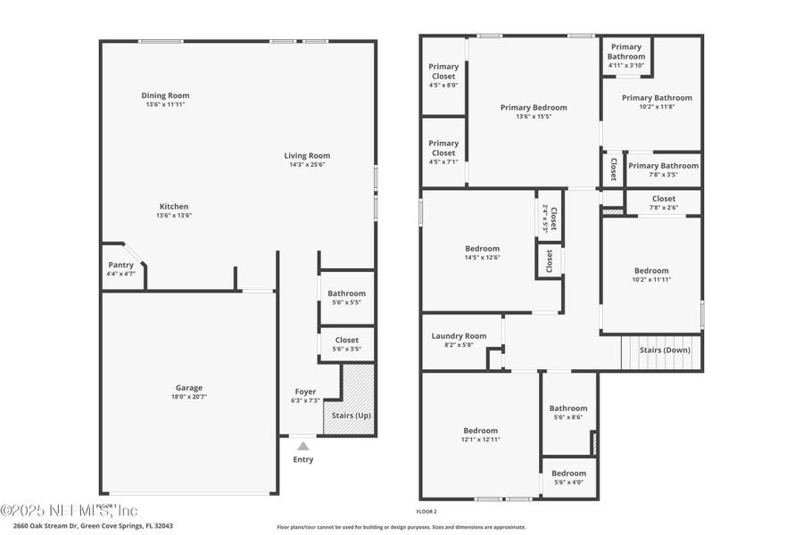 2D floor plan layout of this home in Cross Creek Express, Green Cove Springs, FL (Image 3). 2D floor plan layout of this home in Cross Creek Express, Green Cove Springs, FL (Image 3).