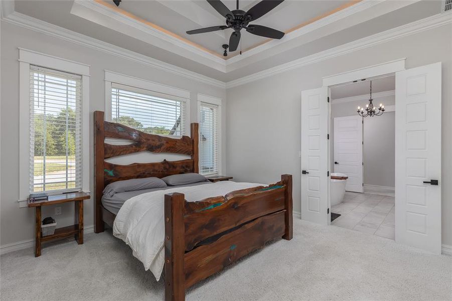 Furnished interior view inside a new home in , Bowie (Image 9).