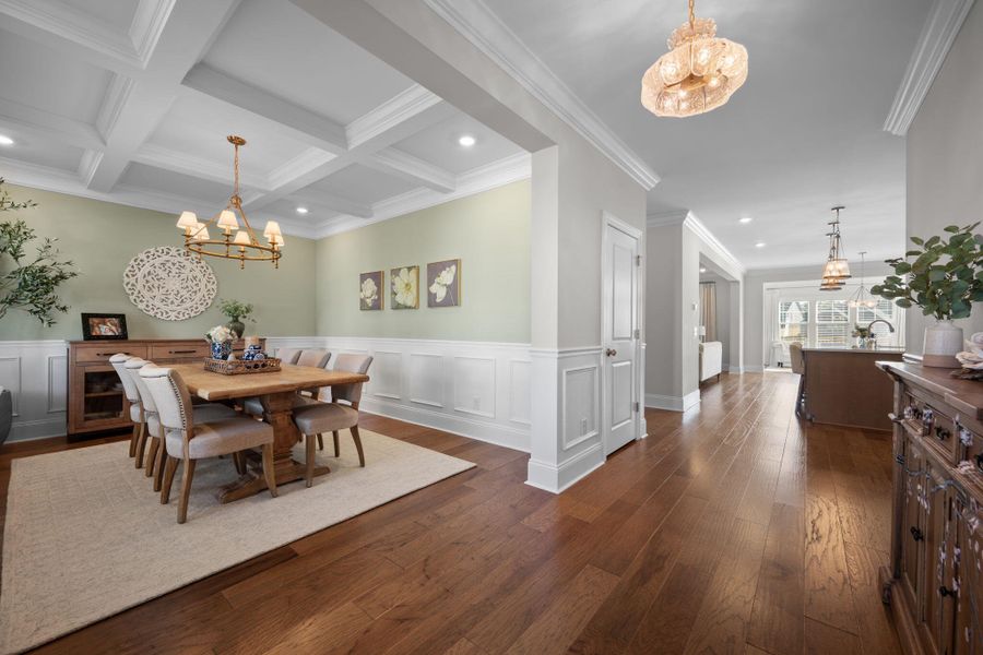 Furnished interior view inside a new home in , Summerville (Image 10).