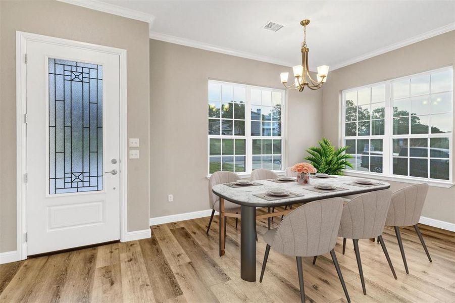 Furnished interior view inside a new home in , Granbury (Image 6).
