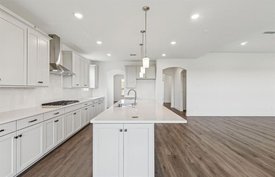 Gourmet kitchen designed for culinary excellence and entertaining  *Real home pictured