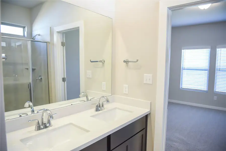 Primary Bath retreat with dual vanities Primary Bath retreat with dual vanities