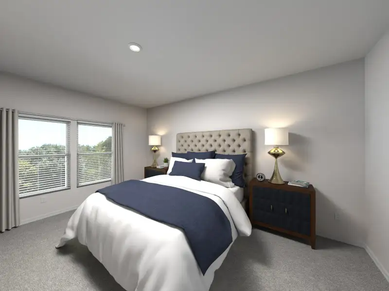 Furnished interior view inside a new home in River Ridge, Clarksville (Image 6). Furnished interior view inside a new home in River Ridge, Clarksville (Image 6).