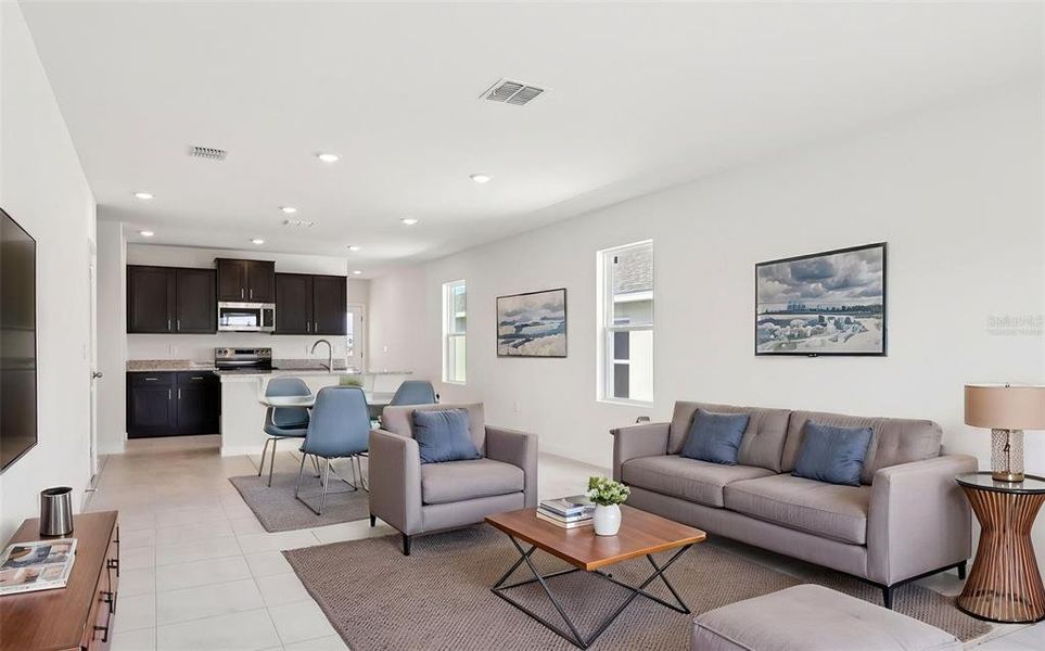 Furnished interior view inside a new home in Hamilton Bluff, Haines City (Image 8).