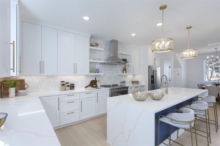 Fantastic storage in this kitchen