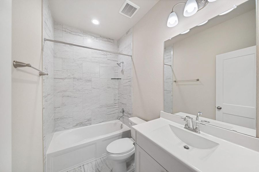 Furnished interior view inside a new home in The Highlands, Porter (Image 4). Furnished interior view inside a new home in The Highlands, Porter (Image 4).