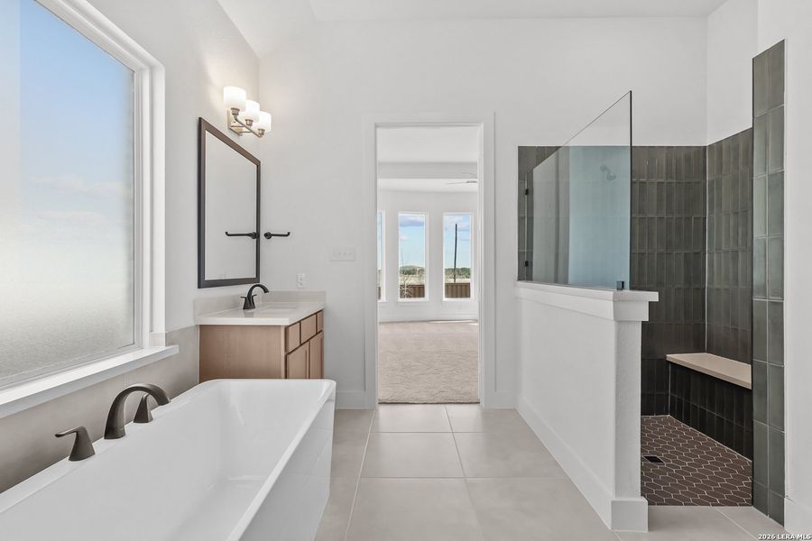 Furnished interior view inside a new home in Mayfair, New Braunfels (Image 8).