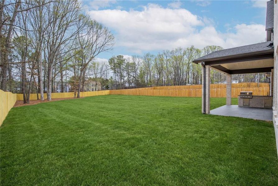 Exterior details and patio area of a home in , Dacula (Image 32).