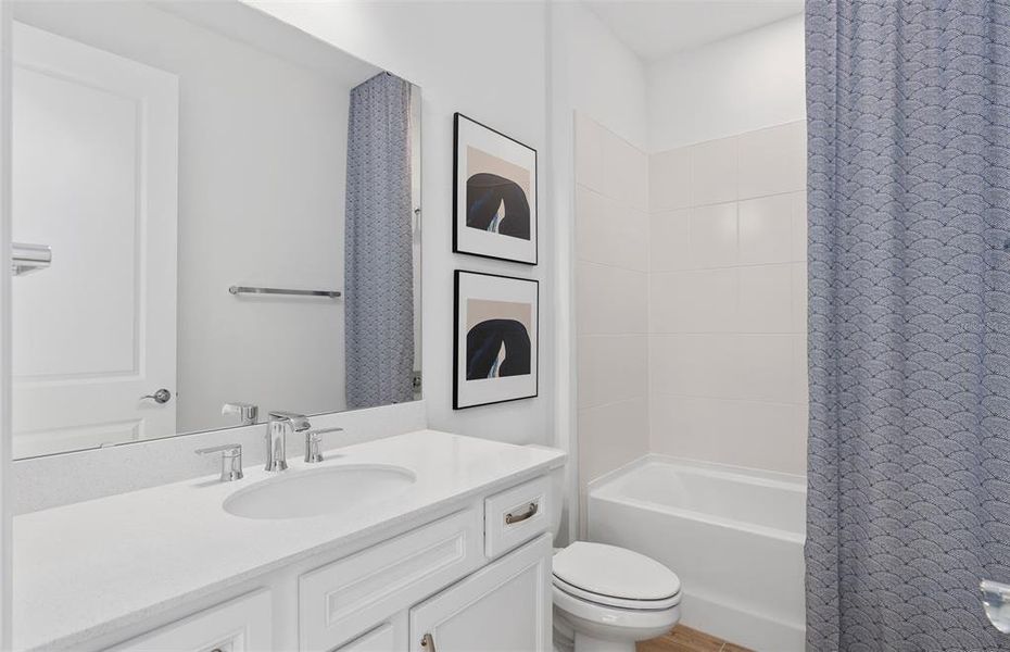 Furnished interior view inside a new home in Bridgewalk, St. Cloud (Image 9).
