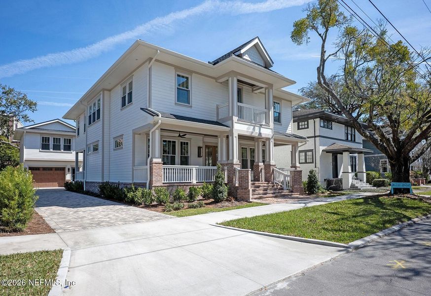 Front exterior of a new home in , Jacksonville, FL, highlighting curb appeal (Image 32).
