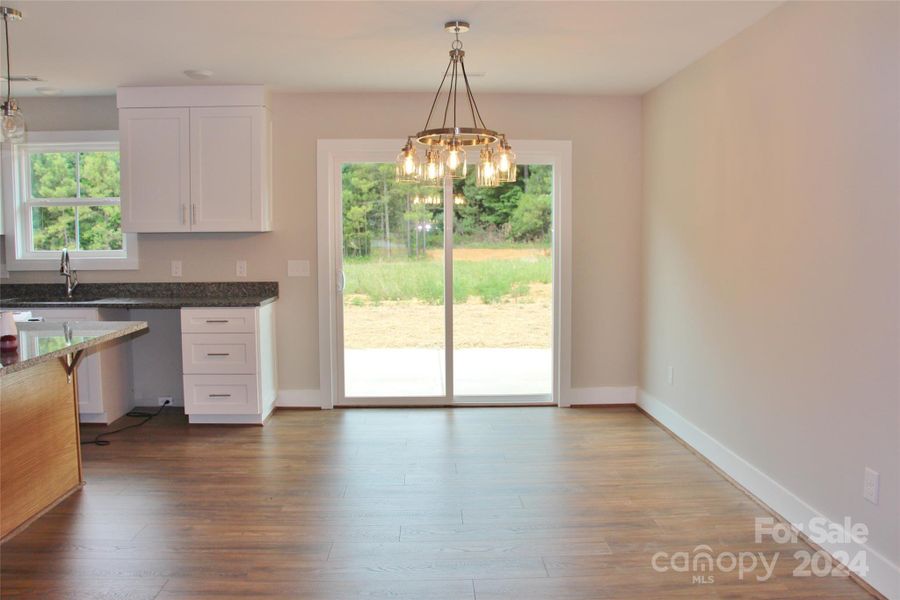 dining area from great room