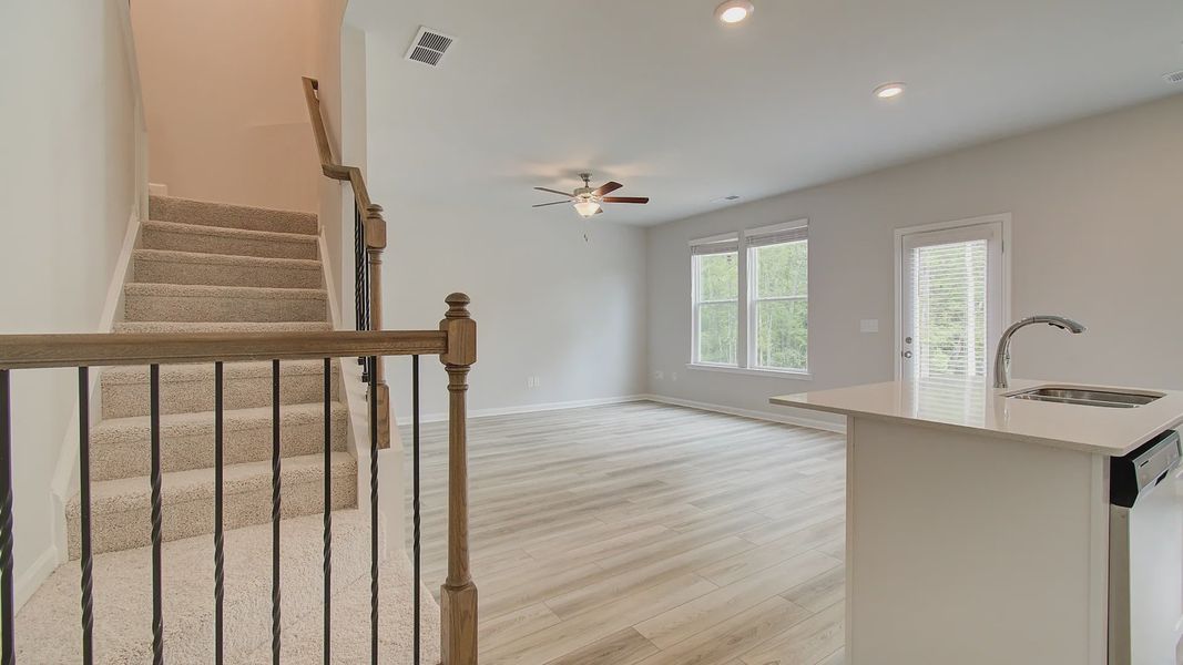 Furnished interior view inside a new home in Chapel Hill, Newnan (Image 13).