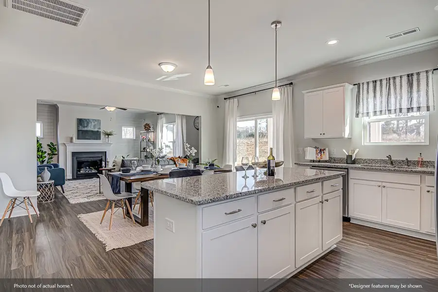 Furnished interior view inside a new home in Langdon Preserve, Angier (Image 5). Furnished interior view inside a new home in Langdon Preserve, Angier (Image 5).