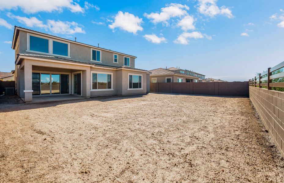 Exterior details and patio area of a home in Legado West, Queen Creek (Image 3).