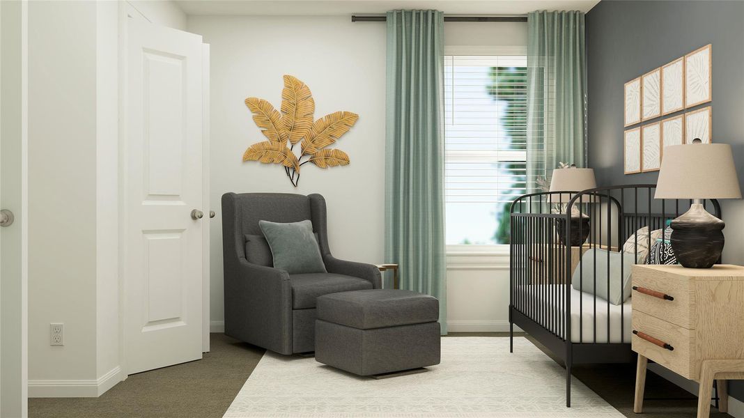 Furnished interior view inside a new home in Meadowlark Preserve, Pflugerville (Image 6).