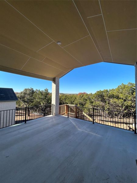 Rear Covered Patio and Private Backyard