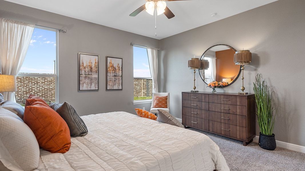 Furnished interior view inside a new home in Morningstar, Aledo (Image 32).