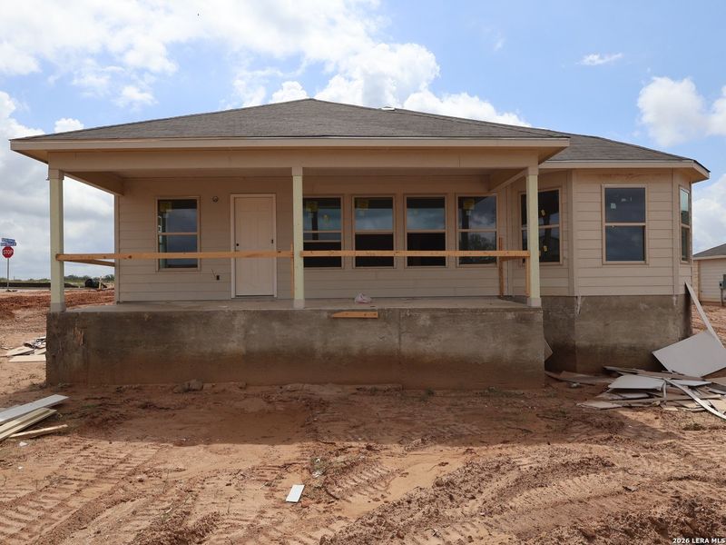 In-progress construction of a new home in Hickory Ridge, Elmendorf, TX (Image 20).