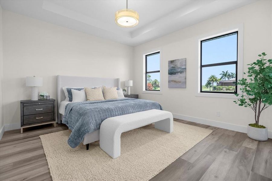 Furnished interior view inside a new home in , Rotonda West (Image 21).