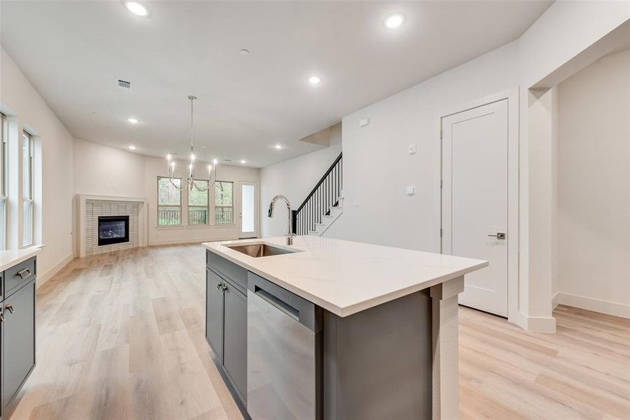 Furnished interior view inside a new home in , Lake Dallas (Image 10). Furnished interior view inside a new home in , Lake Dallas (Image 10).