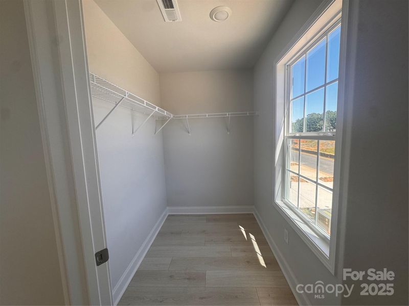 Walk-in closet in bedroom #2