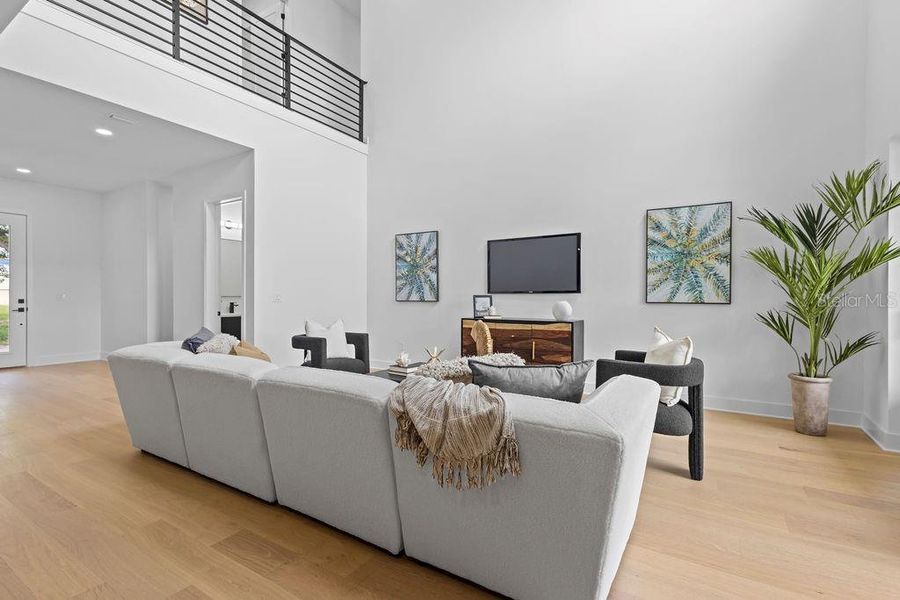 Furnished interior view inside a new home in , Tampa (Image 38).