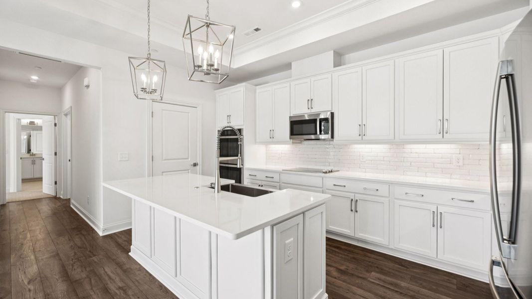Furnished interior view inside a new home in The Courtyards at Stewarts Creek, Smyrna (Image 7).