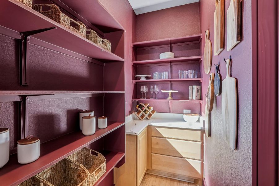 Furnished interior view inside a new home in Prominence, San Antonio (Image 44).