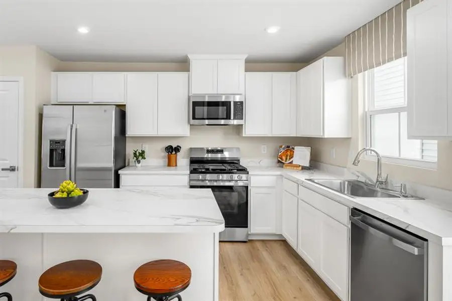 Furnished interior view inside a new home in Colonial Village, Edenton (Image 2).