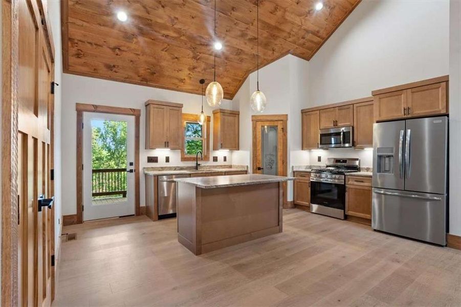 Furnished interior view inside a new home in , Ellijay (Image 13).