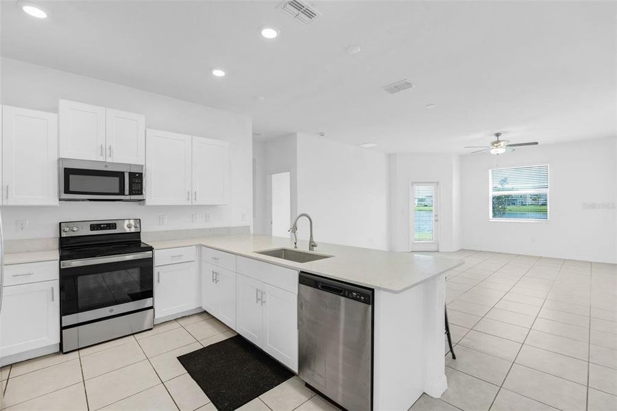 Furnished interior view inside a new home in , San Antonio (Image 4).