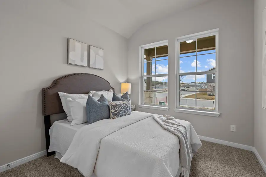 Furnished interior view inside a new home in Hunter's Ranch, San Antonio (Image 5).