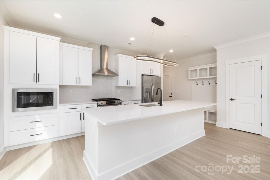 Furnished interior view inside a new home in , Hickory (Image 13).