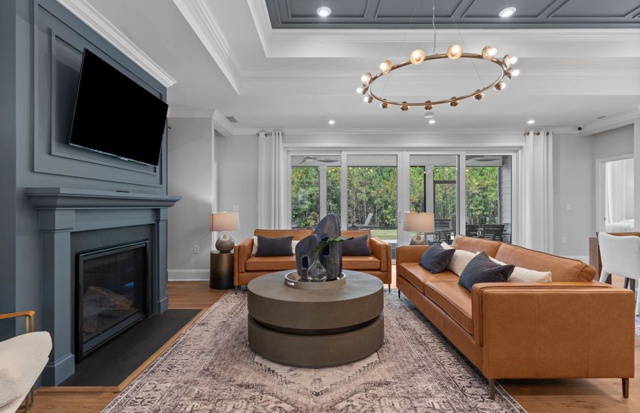 Furnished interior view inside a new home in Solserra, Shallotte (Image 16).