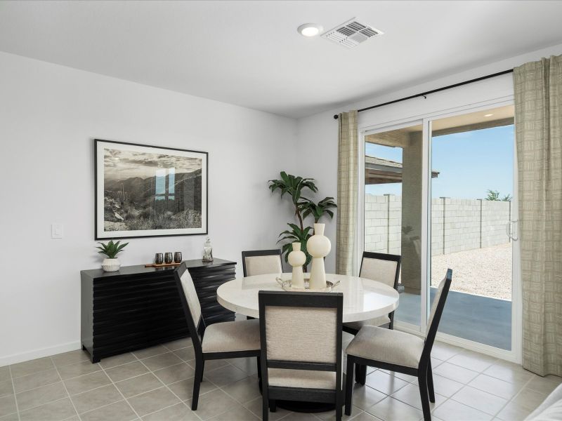 Dining Room in Cedar Floorplan at Silva Farms