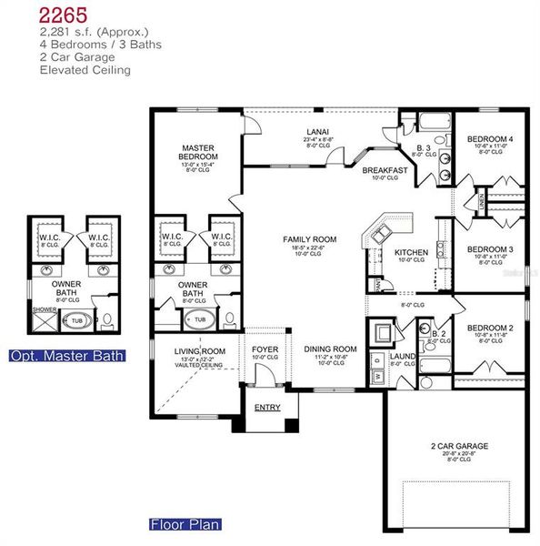 2D floor plan layout of this home in Port Charlotte, Port Charlotte, FL (Image 3).