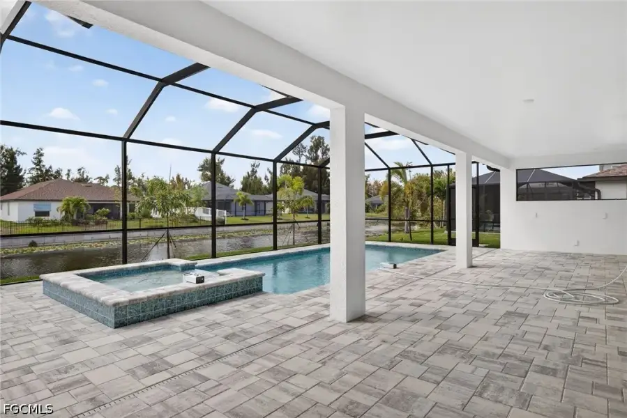 Exterior details and patio area of a home in Cape Coral, Cape Coral (Image 25).