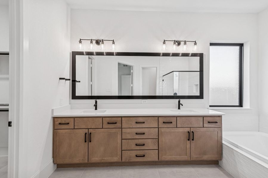 Furnished interior view inside a new home in The Meadows at Imperial Oaks, Conroe (Image 13).