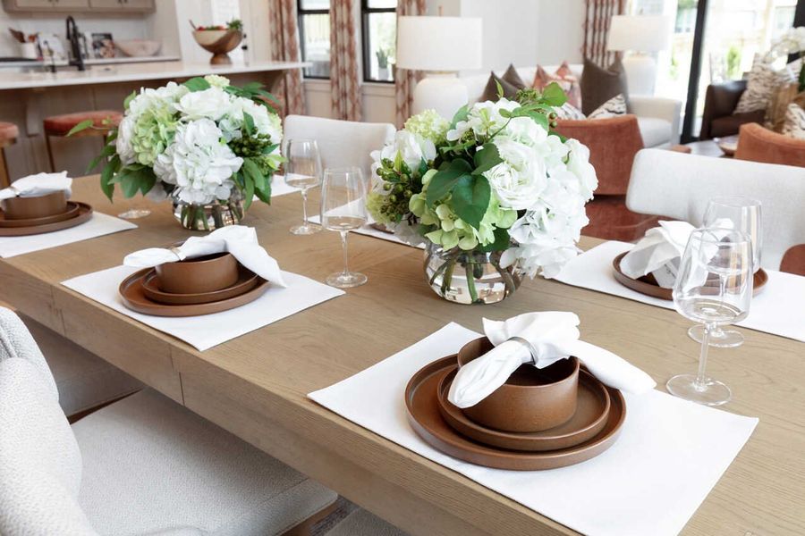 Representative Dining Room - some options shown