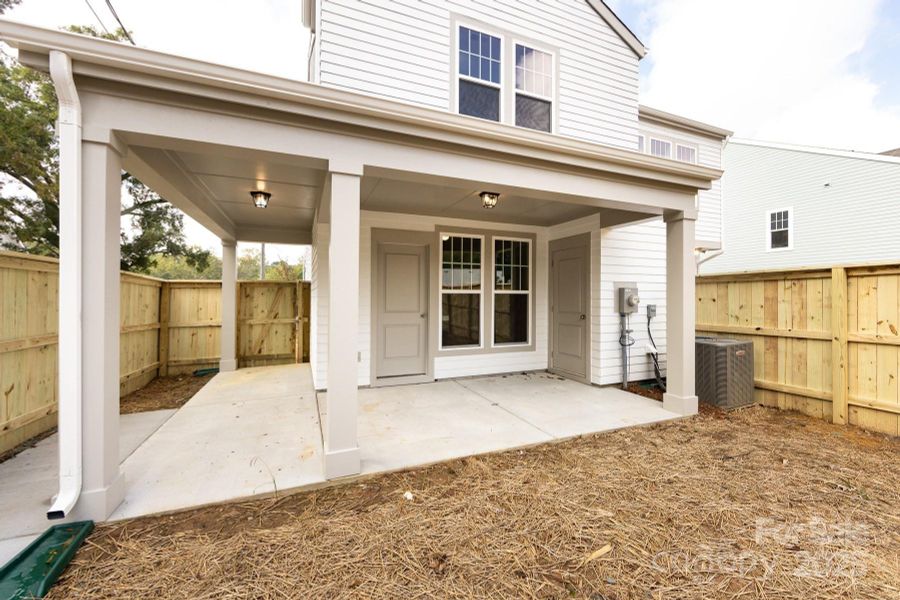Exterior details and patio area of a home in , Charlotte (Image 23).
