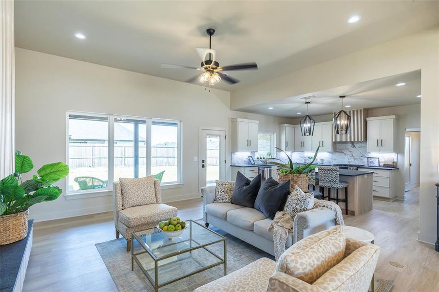 Furnished interior view inside a new home in , Abilene (Image 13).
